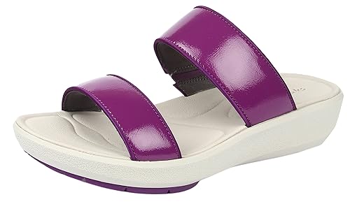 purple clarks sandals