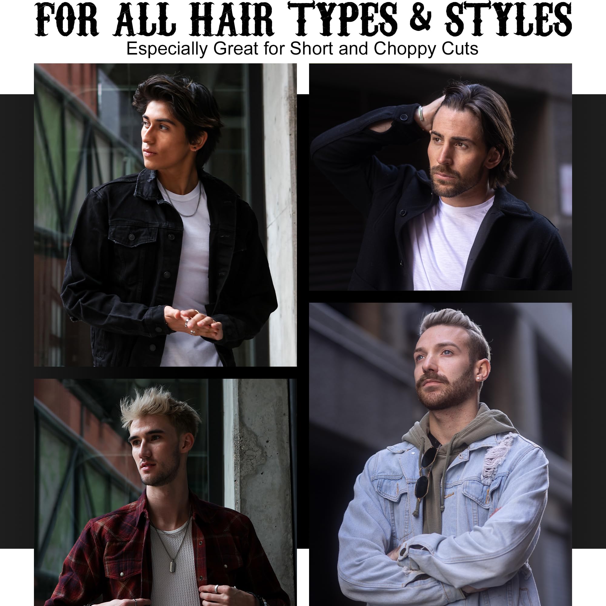 Fix Your Lid-Hair Styling Fiber for Men's and Boys' Short, Choppy Hair Types with High Hold and Low Shine, Infused with Pleasant Citrus Scent, Paraben and Phthalate Free,3.5 oz