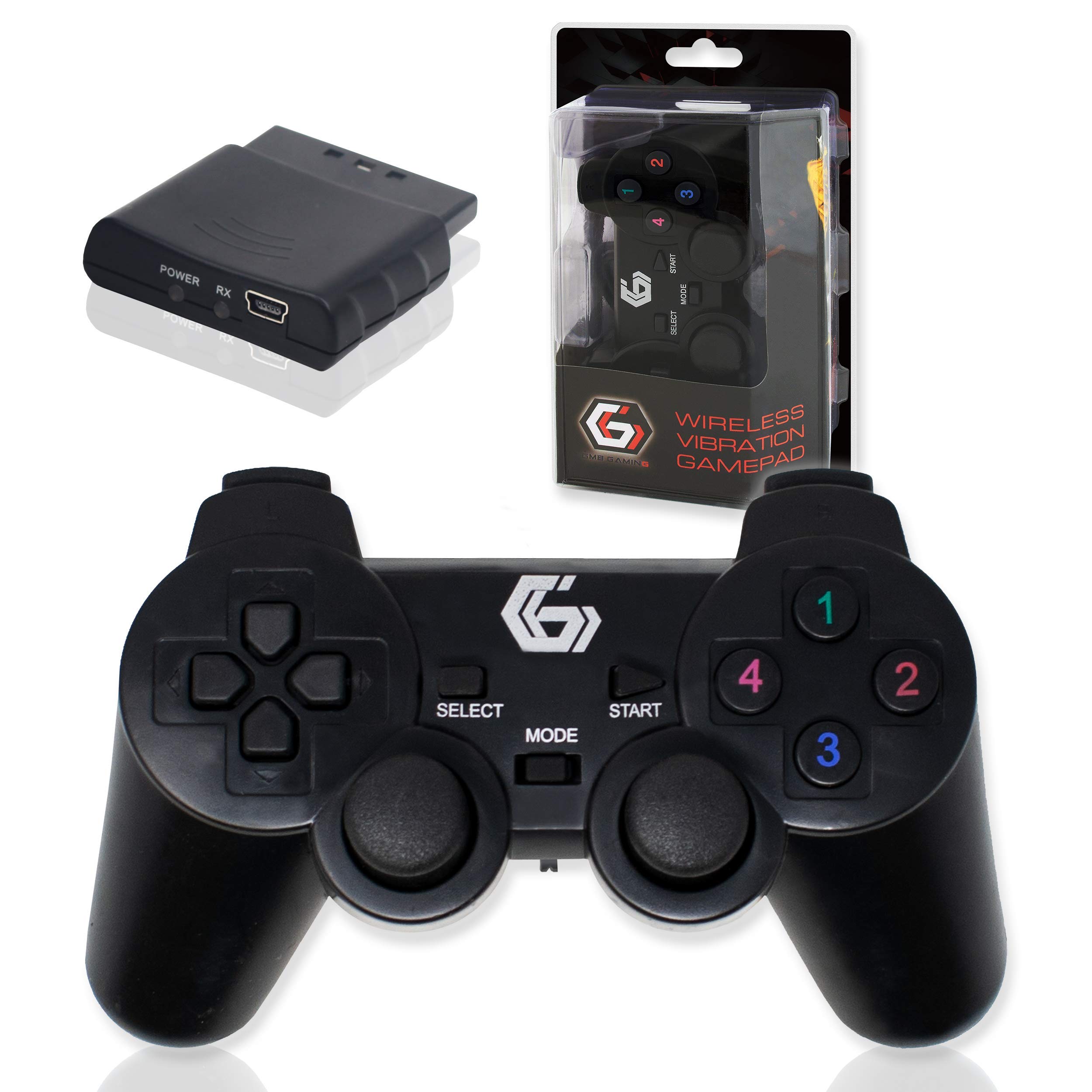2 4ghz Wireless Dual Vibration Gamepad Game Joypad Controller For Ps2 Ps3 Pc Windows 7 8 10 Ichoose Buy Online In Angola At Angola Desertcart Com Productid