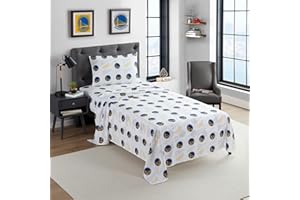 NORTHWEST Officially Licensed Golden State Warriors NBA Queen Size Sheet Set – Soft Team Logo Bedding for Dorms, Bedrooms, Fan Caves & Game Day Style