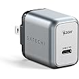 Satechi 20W USB C Charger Block – Supports Power Delivery – Fast Compact Wall Charger for MacBook Pro, MacBook Air, Google Pixelbook, ThinkPad, Dell XPS, iPad Pro, Galaxy S22/S20, iPhone 16/15/14