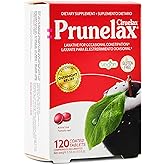 Prunelax Ciruelax Regular Strength Laxative Mini Tablets - Overnight Relief for Occasional Constipation, Senna Extract, Vegan &amp; Gluten-Free, Gentle Relief - 120ct