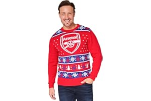 Arsenal F.C. Men's Christmas Sweater (Red, L)