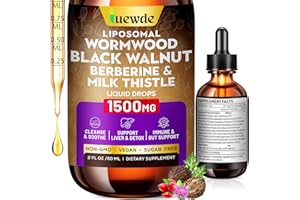Black Walnut Wormwood Gut Cleanse, High Absorption, Fast-Acting Digestive Support, Improve Energy