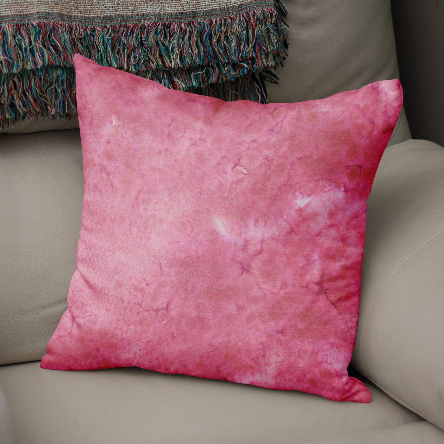 Bonamaison Decorative Cushion Cover Random Pattern, Throw Pillow Covers, Home Decorative Pillowcases for Livingroom, Sofa, Bedroom, Size:50x50 Cm - Designed and Manufactured in Turkey