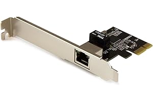 StarTech.com 1-Port Gigabit Ethernet Network Card - PCI Express, Intel I210 NIC - Single Port PCIe Network Adapter Card with 