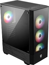 MSI MAG FORGE 112R Mid-Tower PC Case Tempered Glass ARGB Front Mesh USB 3.2 Gen1 view 5