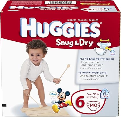 huggies snug n dry size 6