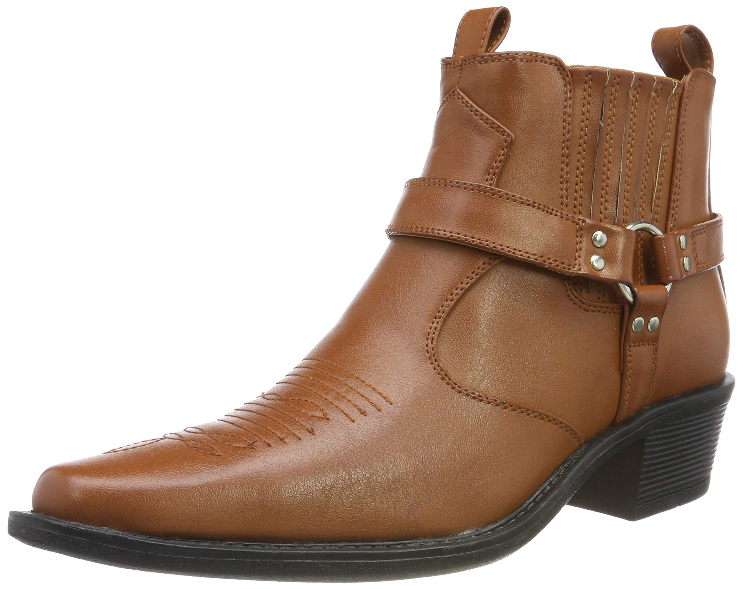 Mens US Brass Cuban Heel Stirrup 