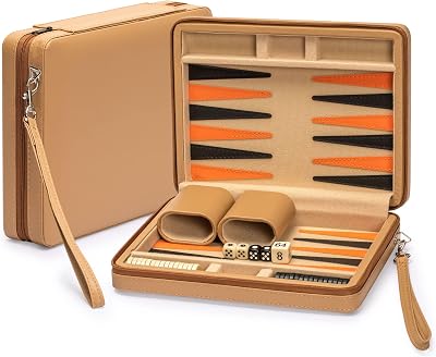 Yellow Mountain Imports Bozcaada Travel Magnetic Backgammon Set 23.5cm