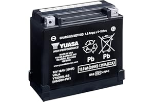 Yuasa YUAM620BH YTX20HL-BS Maintenance Free H Series AGM Battery with Acid pack