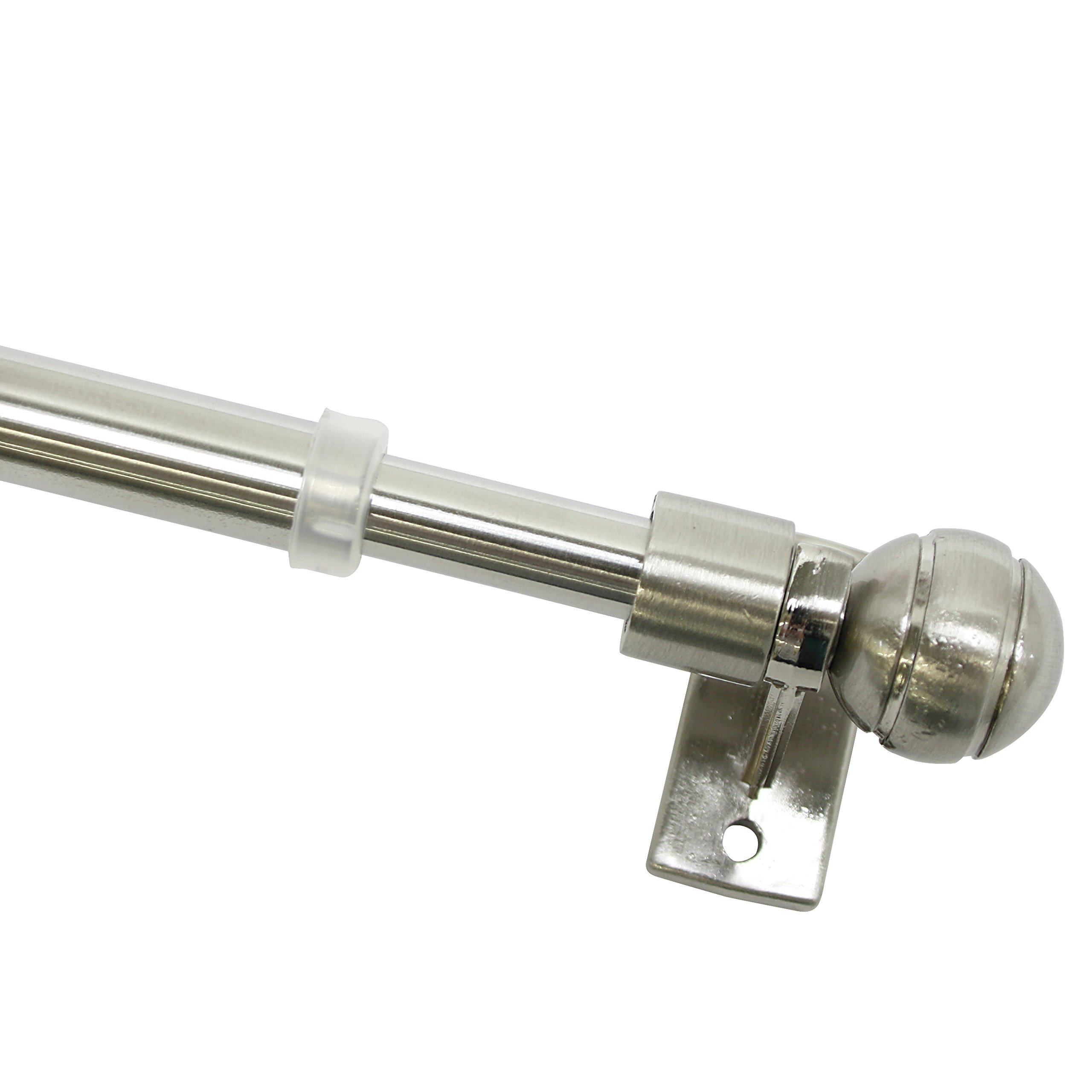 Gardinia Bar Ø 8/10 mm 80-140, Metal Stainless Steel Finish, 80-140 cm