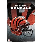 Trends International NFL Cincinnati Bengals - Helmet 16 Wall Poster, 22.375" x 34", Premium Unframed Version