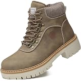 Amazon.com: Geddard - Botines de combate impermeables, con tacón bajo y agujetas  para mujer : Ropa, Zapatos y Joyería