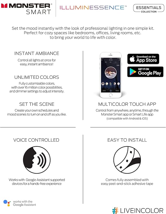 monster illuminessence google home