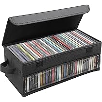 CD′ストッカー Dntorx Caixa de armazenamento de CD, suporte de CD com alças