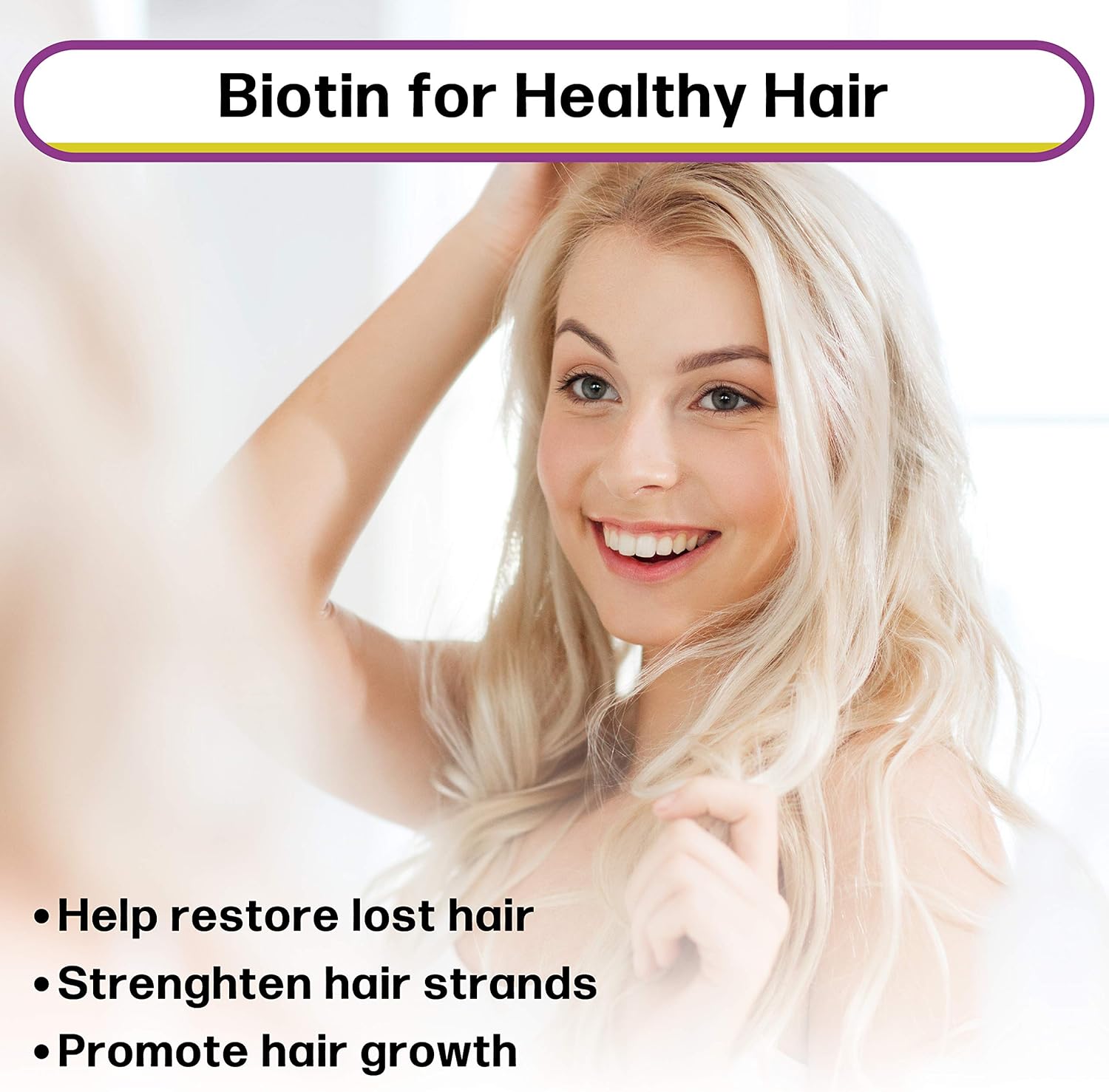 SBR Nutrition Biotin Liquid Drops, 5000mcg per Serving (60) 1.0Fl.oz (30ml) Vanilla: Health & Personal Care
