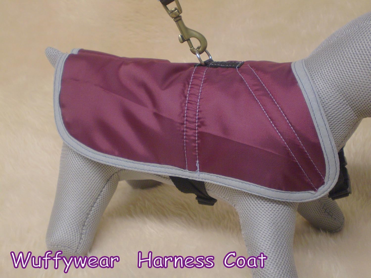 dog coat with harness built in