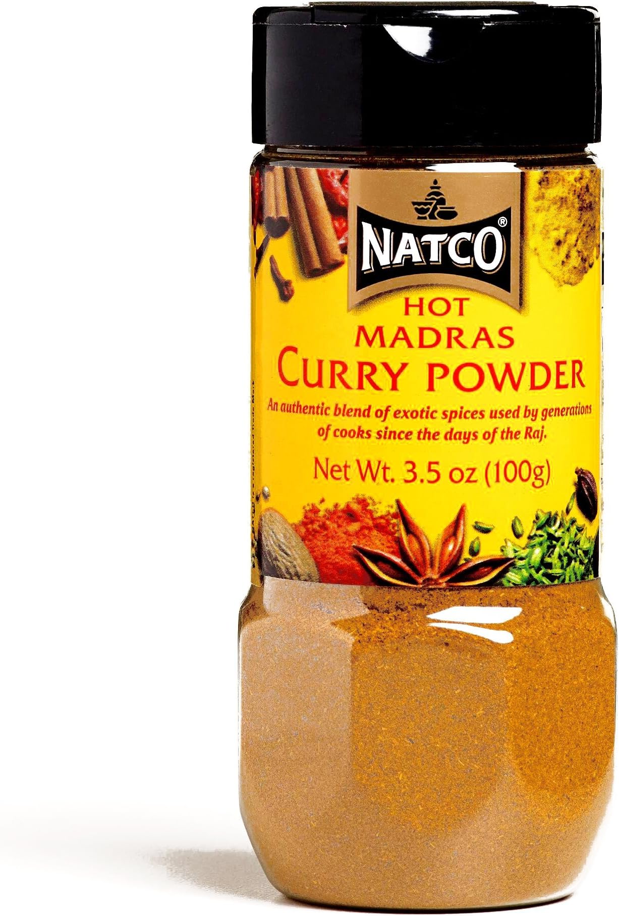 Natco Hot Madras Curry Powder (5 Items Per Order)