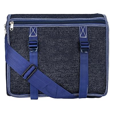 BumBart Collection Men Casual Sling Bag denim pattern Blue Colour