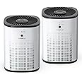 2 Pack CHIVALZ Air Purifiers for Bedroom with True HEPA Filter for Smoke, Dust, Pollen, Pet Dander, Small Air Purifiers for H