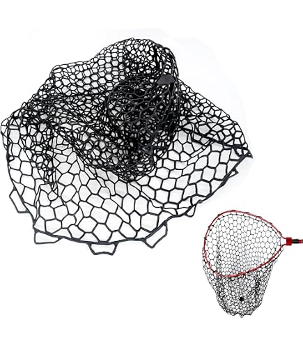 Amazon.com : Rubber Coated Replacement Fishing Net,24inch Deep Net Hook Resist Fish Landing Nets for Trout Catfish Salmon Pike Musky : Sports & Outdoors Amazon.com : Rubber Coated Replacement Fishing Net,24inch Deep Net Hook Resist Fish Landing Nets for Trout Catfish Salmon Pike Musky : Sports & Outdoors