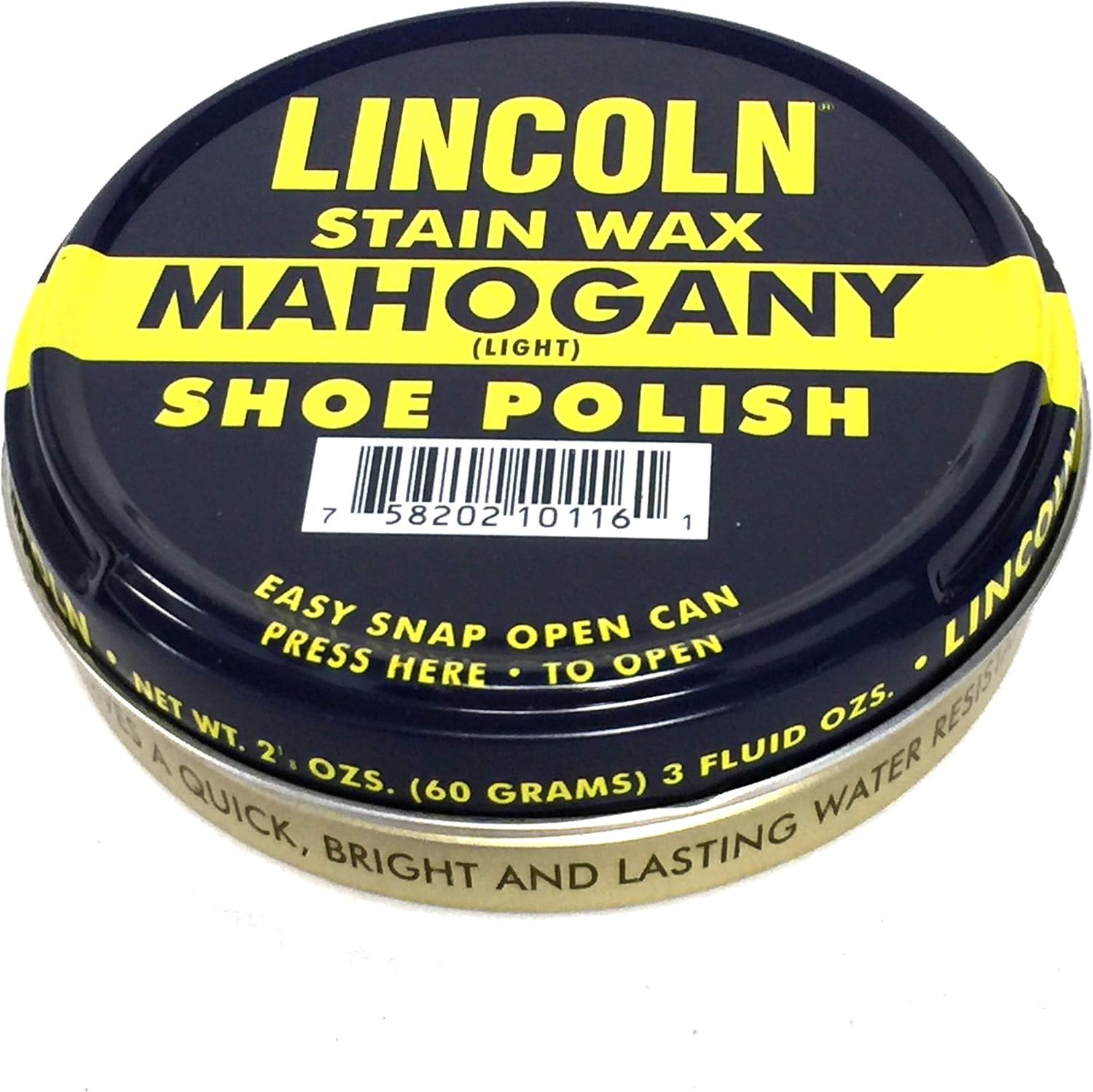 Lincoln Shoe Wax Polish 3 Fl Oz (Brown), Brown, Size 3 Fl Oz: Health & Personal Care