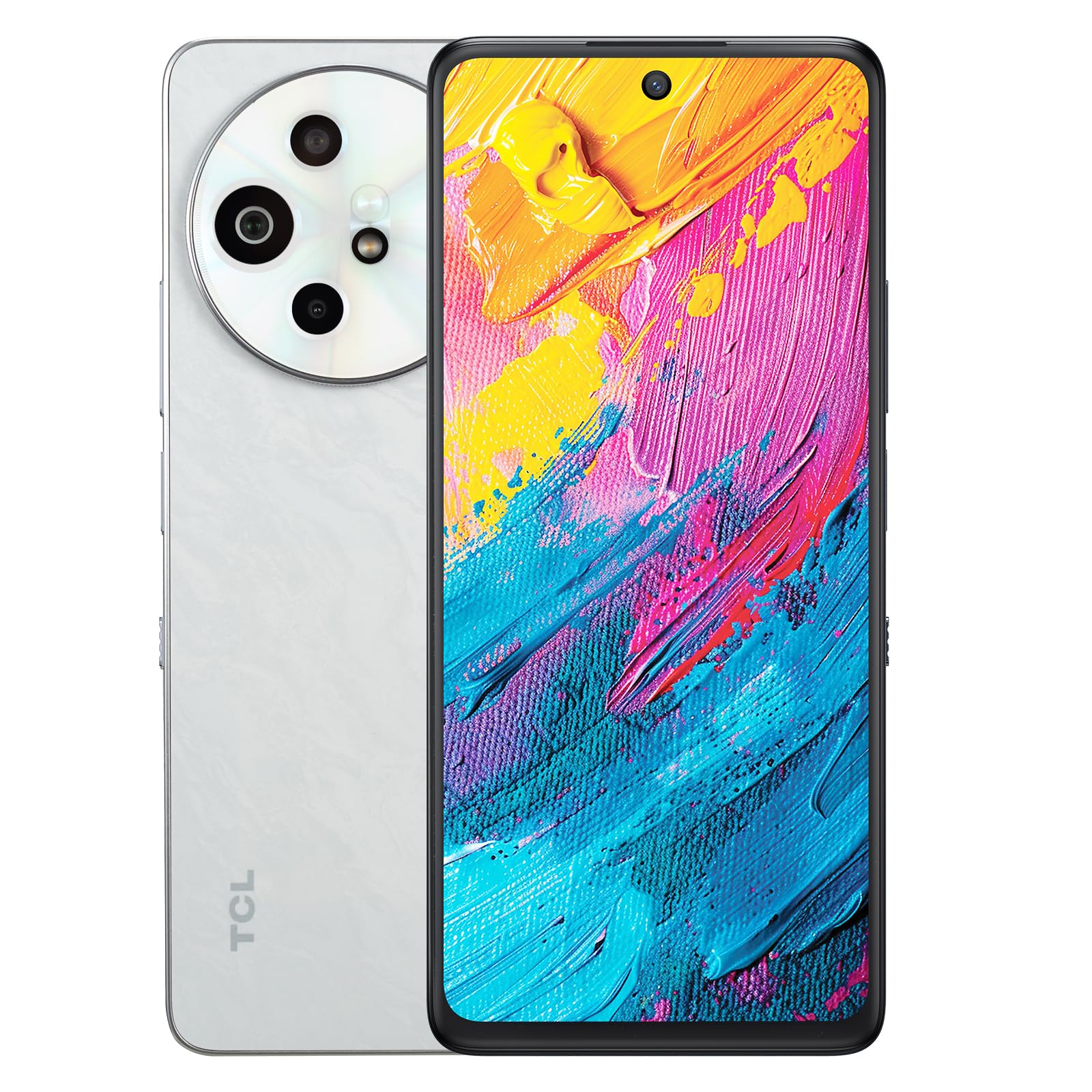 TCL 60 XE NXTPAPER 5G Cell Phone, AT&T, T-Mobile & Verizon Unlocked Android Smartphone, 8GB+128GB, 6.8" 120Hz Paper-Like Display, AI Features, 5010mAh Battery, Advanced Camera System, Alps White