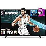Hisense 55-Inch Class U8 Series Mini-LED ULED 4K UHD Google Smart TV (55U8K) - QLED, Native 144Hz, 1500-Nit, Dolby Vision IQ,