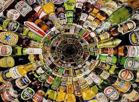 Amazon World Beer Collection Puzzle Life プレミアム500ピースジグソーパズル 大人用 ポスター付き 初心者向け500ピースジグソーパズル ジグソーパズル おもちゃ