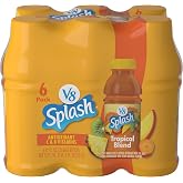 V8 Splash Tropical Blend Flavored Beverage, 12 fl oz Bottle (6 Pack)
