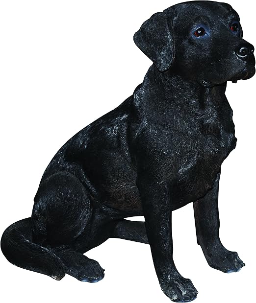 Vivid Arts Xrl Blab A Chien Labrador Ornement En Résine Noir