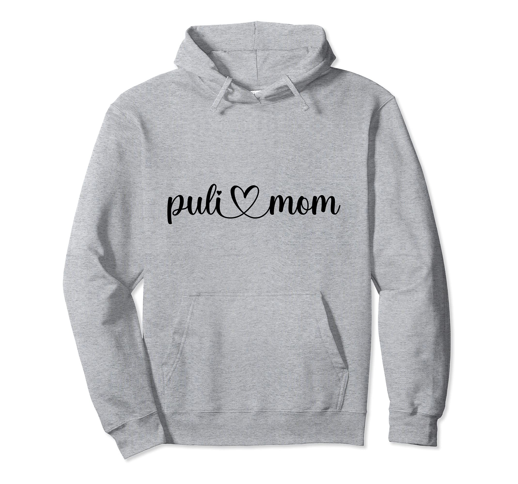 Dog Love Heart Puli Mom Pullover Hoodie