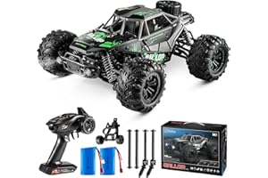 ARTISHION Fast 1:16 RC Truck with Alloy Shell: 4WD, 4-Wheel Independent Suspension, 2.4GHz, Max 22mph, 2 * 20+ Mins,2 Li-ion Batteries, Off-road Car for Endless Fun. Ideal for Ages
