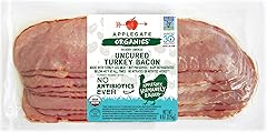 Applegate, Organic Hickory Smoked Uncured Turkey Bacon, 8oz