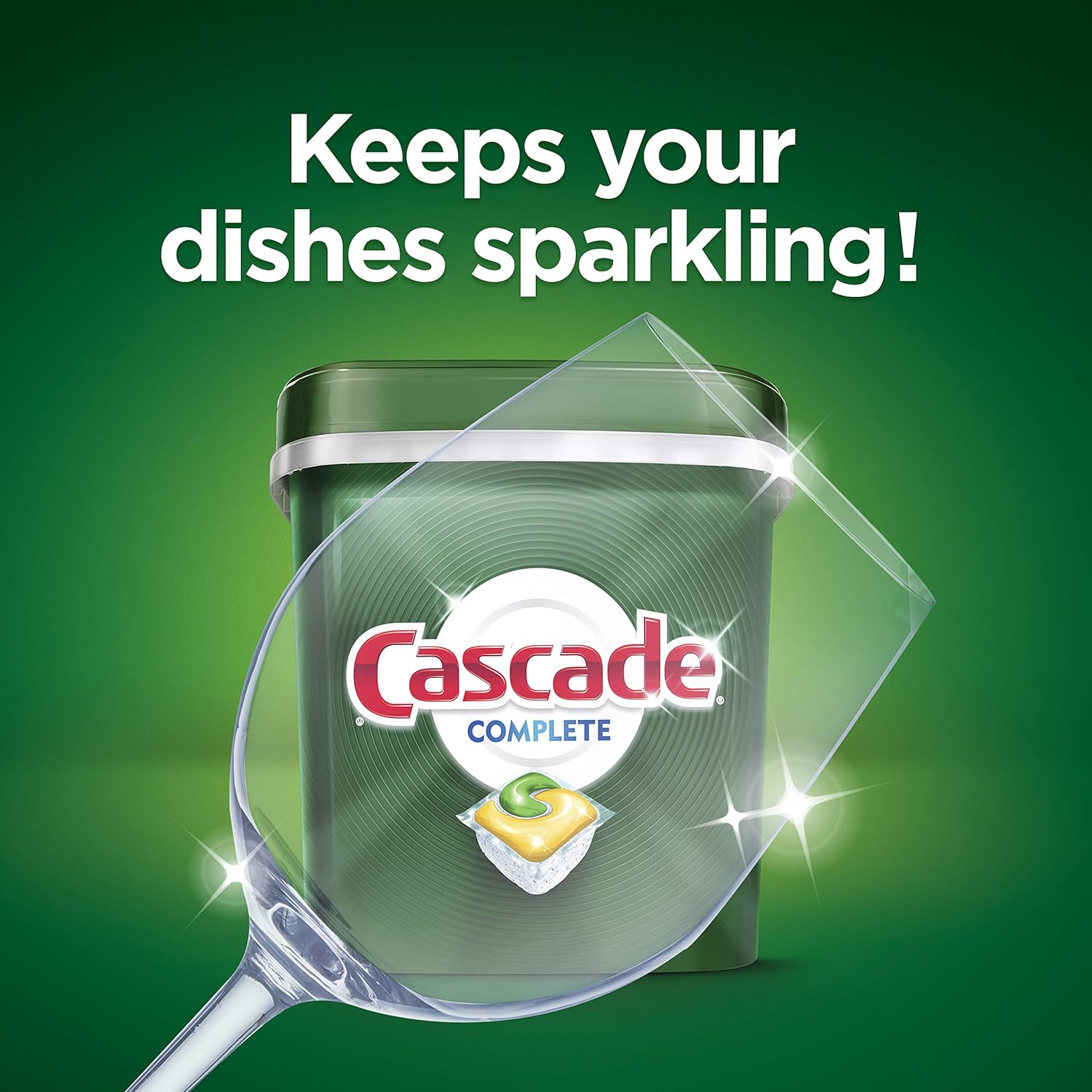 Cascade Complete Dishwasher Pods, Actionpacs Dishwasher Detergent, Lemon Scent, 78 Count: Health & Personal Care