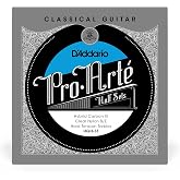 D&rsquo;Addario Guitar Strings - Pro-Arte Nylon Guitar Strings - HGH-3T - Classical Guitar Strings - Half Sets, Hard Tension, Hybrid Carbon G
