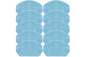 Washable Mop Cloth Compatible For EICOBOT BR150 Robot Vacuum, Soft Microfiber Cleaning Pads, Reusable Replacement Parts For F