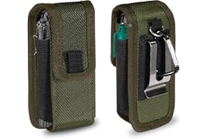 Kenobee Multitool Sheath EDC Pouch Compatible with Leatherman Wave Plus Wingman Surge Rebar, Multi-Purpose Belt Clip Tool Holder Bag, Utility Tactical Waist Pack Camping Hiking Pocket Organizer Case