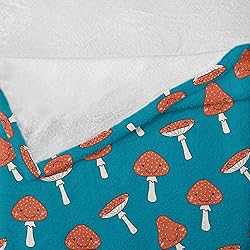 Ambesonne Cartoon Throw Blanket, Happy Smiling