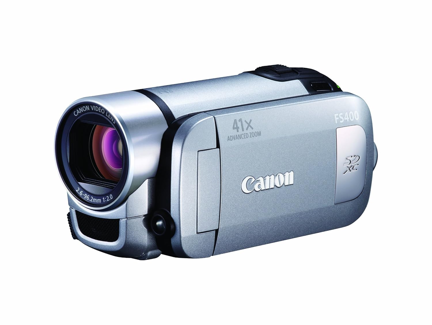 Amazon.com : Canon FS400 Flash Memory Camcorder with 41x Advanced Zoom and  SDXC Card Slot (Silver) : Camera & Photo