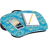LAPGEAR MyStyle Portable Lap Desk with Cushion - Starry Blue - Fits up to 15.6 Inch Laptops - Style No. 45339