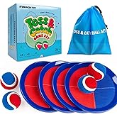 EVERICH Upgraded Toss and Catch Ball Game Set, Outdoor Games for Kids Toys, Stocking Stuffers for Family Games, Beach Pool Yard Outside Toys for Boys Girls 3 4 5 6 7 8-12 Years Old
