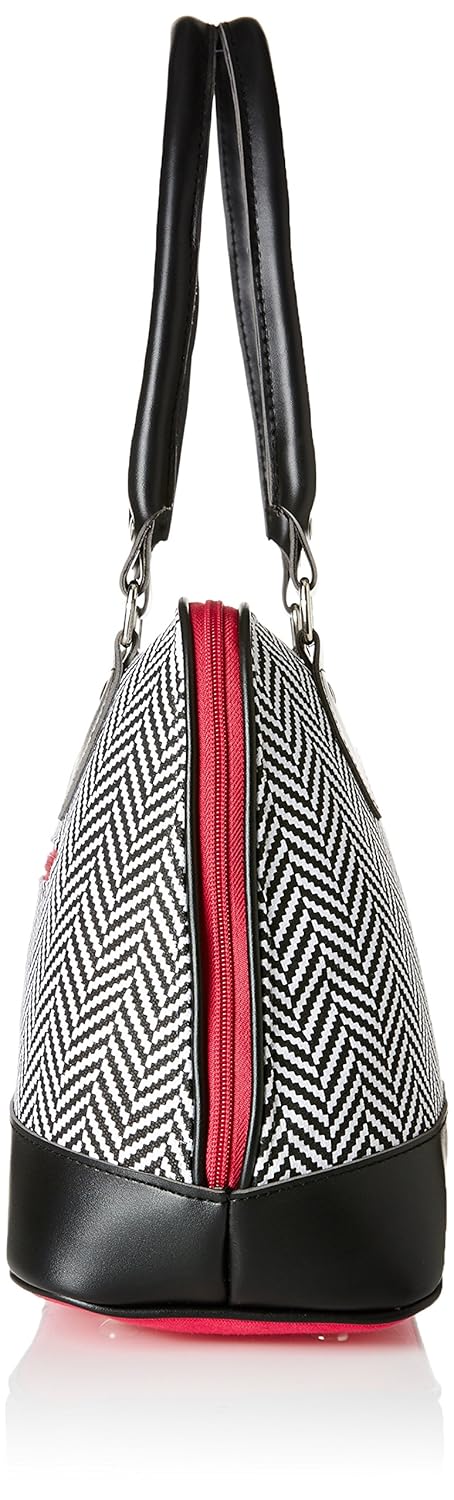 spade girl's satchel (b/w chevron) ()