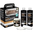 Furniture Clinic Leather Complete Restoration Kit | with Leather Recoloring Balm, Cleaner, 2-in-1 Protection Cream & Conditioner, Sponge, and Cloth | Repair Kit for Furniture (Ivory)