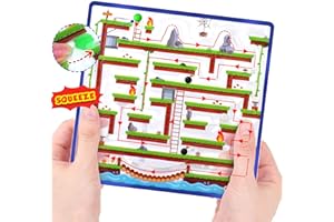 DEMILONG Squishy Sensory Toys for Kids - Autism Toys Fidget Marble Maze - Sensory Toys for Kids with Autism, Fun Fidgets for Student Classroom Prize Stocking Stuffers, Gifts Christmas Stocking Suffers