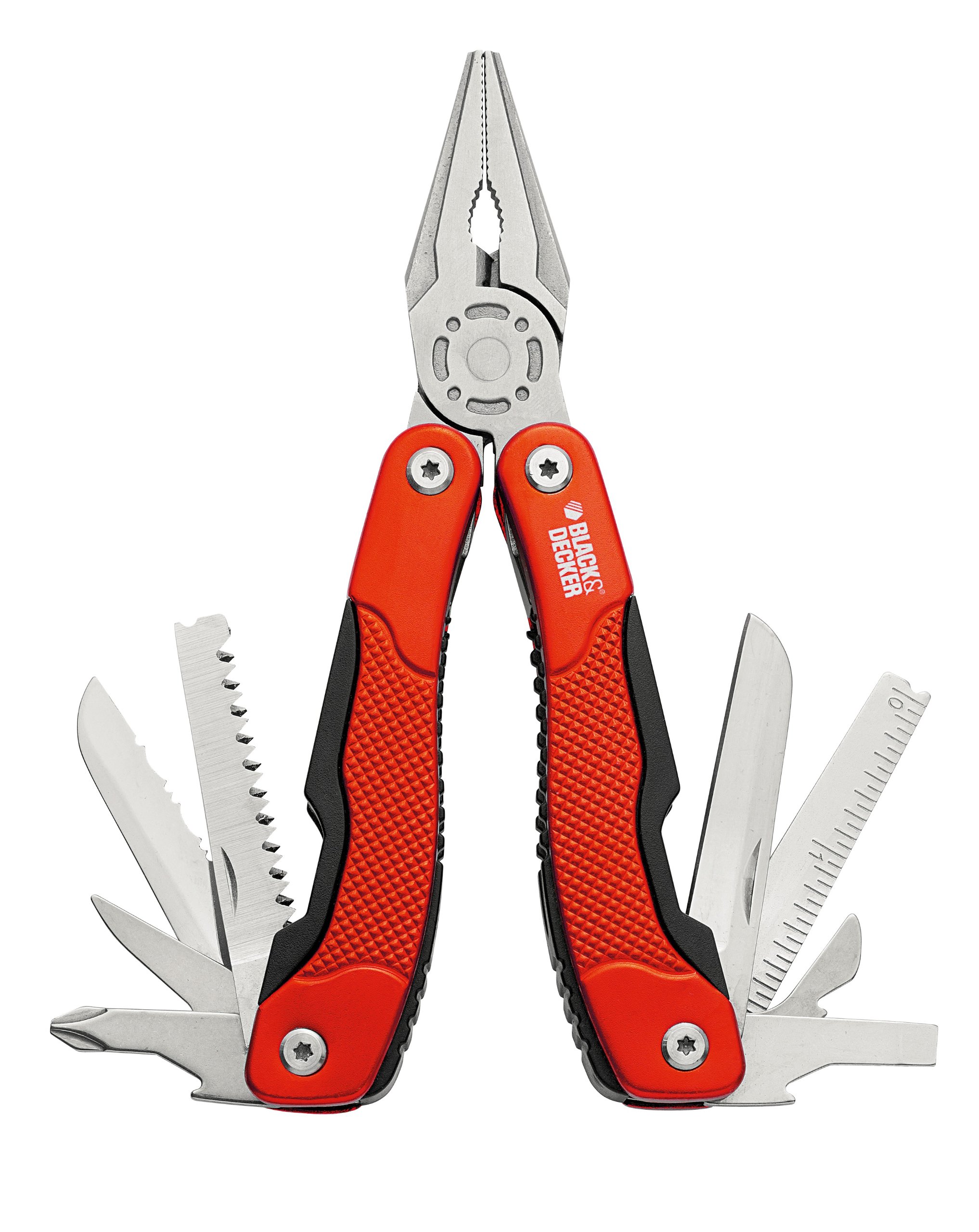 Black+Decker Bdht0-28110 Multifunktionswerkzeug, Schwarz/Rot, 21.5 x 14.5 x 3 cm