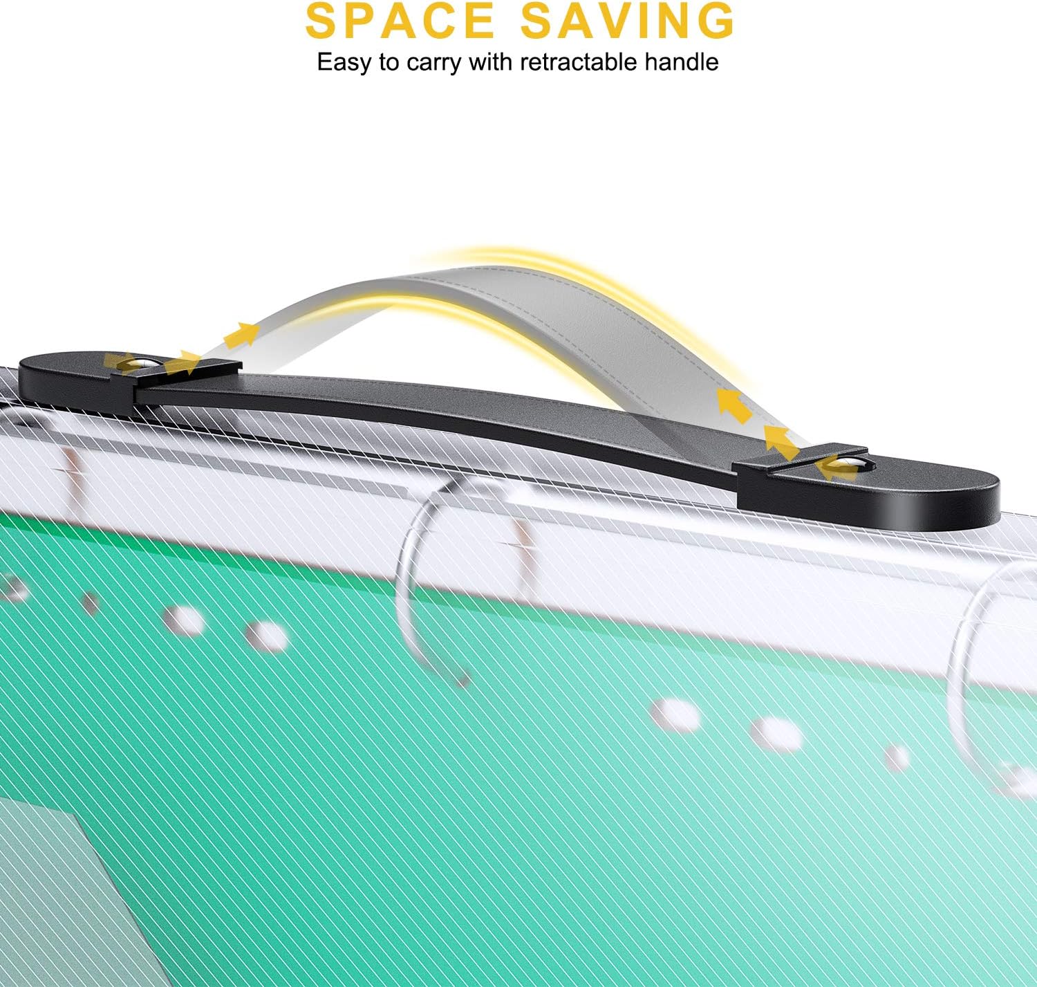 ABClife Zipper Binder with 8 Insertable Plastic Dividers, Document Folder 3 Ring Binder, Retractable Handle, Perfect for School, Project Organization, Holds 300 A4/Letter Size Papers, Black Transparent : Office Products