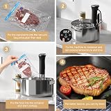 Karinear Sous Vide Machine WIFI 1100W Immersion Circulator Stainless Steel view 5