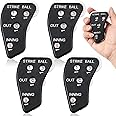 PECMER 4-Dial Umpire Indicator Umpire Accessories Set Baseball Counter Clicker Baseball Umpire Gear Umpire Gear Set for Softball